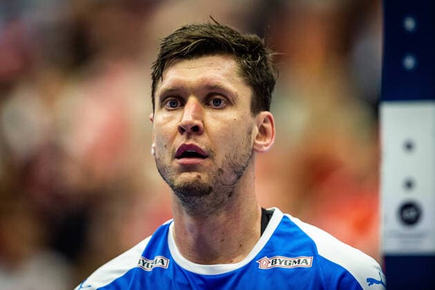 200113 Goalkeeper Niklas Landin Jacobsen of Denmark during the EHF European Handball Championship match between Denmark and Iceland on January 13, 2020 in Malmö. Photo: Christoffer Borg Mattisson BILDBYRAN COP 261 bbeng ehf euro 2020 em 2020 european men?s handball championship 2020 handball handboll handbolls-em 2020 handball handball-em 2020 danmark denmark ungern hungary Copyright: CHRISTOFFERxBORGxMATTISSON BB200113BB458