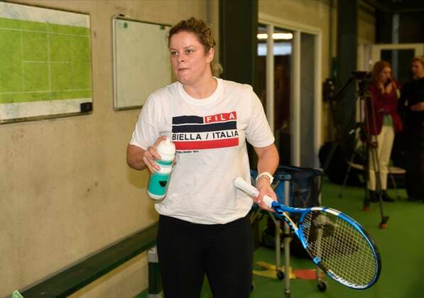 BREE JANUARY 15 : Kim Clijsters pictured during the media day on her Tennis Academy center on January 15, 2020 in Bree Belgium 15 01 2020 TENNIS : Journee medias de Kim Clijsters - Bree - 15 01 2020 PhotoNews Panoramic 