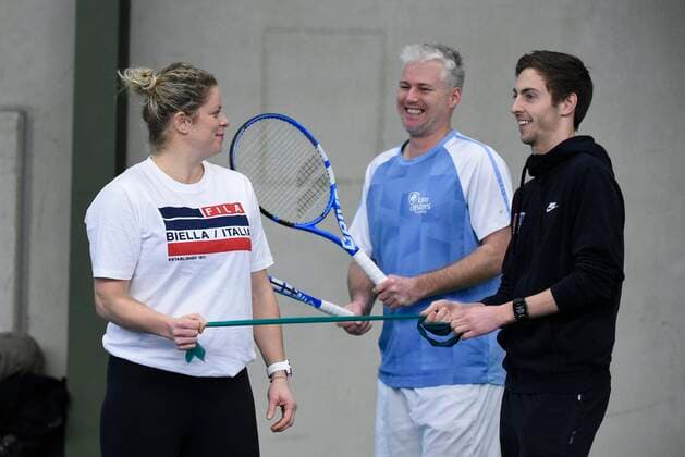 BREE JANUARY 15 : Kim Clijsters pictured during the media day on her Tennis Academy center on January 15, 2020 in Bree Belgium 15 01 2020 TENNIS : Journee medias de Kim Clijsters - Bree - 15 01 2020 PhotoNews Panoramic 