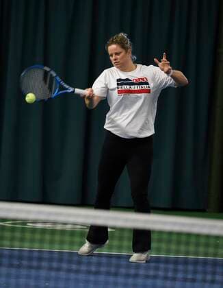 BREE JANUARY 15 : Kim Clijsters pictured during the media day on her Tennis Academy center on January 15, 2020 in Bree Belgium 15 01 2020 TENNIS : Journee medias de Kim Clijsters - Bree - 15 01 2020 PhotoNews Panoramic 