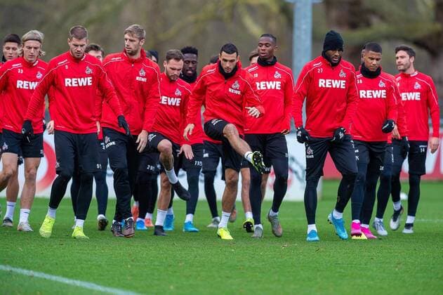 Mannschaft (1.FC Koeln),GER, 1.FC Koeln, Fussball, 1. Bundesliga, Training, Rueckrunde, 15.01.2020, GER, 1.FC Koeln, Fussball, 1. Bundesliga, Training, Rueckrunde, 15.01.2020 Koeln Copyright: xEibner-Pressefotox EP_MDR