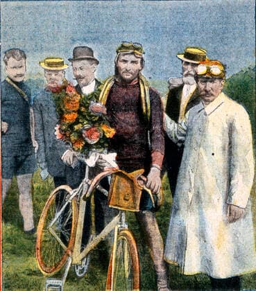 Cyclisme - Tour de France François Faber gagne le Tour de France 1909