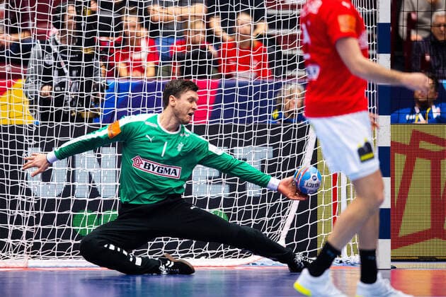 200115 Goalkeeper Niklas Landin Jacobsen of Denmark during the EHF European Handball Championship match between Russia and Denmark on January 15, 2020 in Malmö. Photo: Petter Arvidson BILDBYRAN kod PA 92432 bbeng handball handball handboll handball-em 2020 european men?s handball championship 2020 em 2020 handbolls-em 2020 ehf euro 2020 russia Ryssland Denmark danmark Copyright: PETTERxARVIDSON BB200115PA089