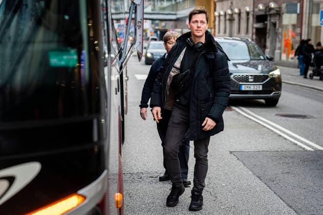 Handball EM, Abreise Nationalteam Dänemark Hans Lindberg. Haandboldherrelandsholdet forlader deres hotel Scandic St. Jörgen i Malmoe torsdag den 16. januar 2020.De danske haandboldherrer er ude af EM, som endte for dem onsdag efter tre kampe i det indledende gruppespil. , Copenhagen Denmark Copyright: MartinxSylvestx cop105 spdk20200116-111720-L