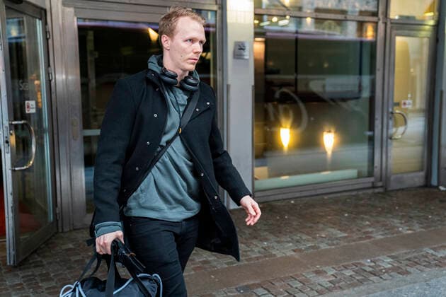Handball EM, Abreise Nationalteam Dänemark Anders Zachariassen. Haandboldherrelandsholdet forlader deres hotel Scandic St. Jörgen i Malmoe torsdag den 16. januar 2020.De danske haandboldherrer er ude af EM, som endte for dem onsdag efter tre kampe i det indledende gruppespil. , Copenhagen Denmark Copyright: MartinxSylvestx cop105 spdk20200116-112250-L