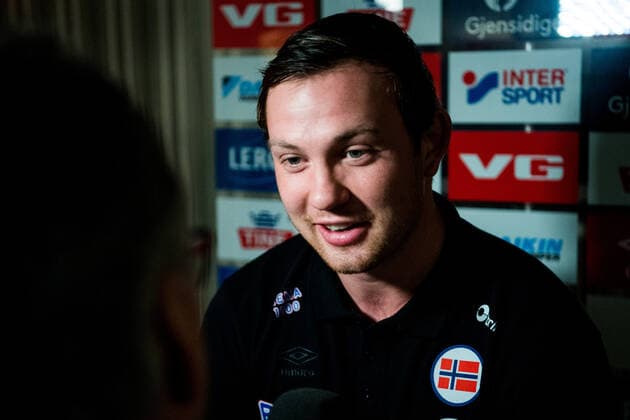 200116 Sander Sagosen is interviewed by the media during a press meeting with Norway during the EHF European Handball Championship on January 16, 2020 in Malmö. Photo: Ludvig Thunman BILDBYRAN kod LT 35703 bbeng ehf euro 2020 em 2020 european men?s handball championship 2020 handball handboll handbolls-em 2020 handball handball-em 2020 norway norge pressträff press meeting Copyright: LUDVIGxTHUNMAN BB200116LT009