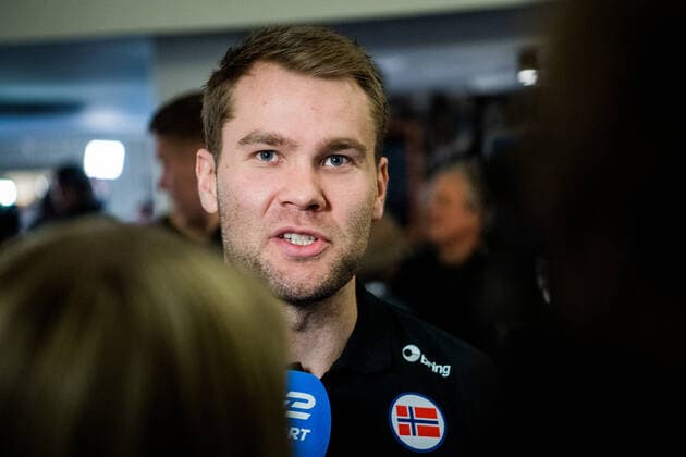 200116 Petter overby is interviewed by the media during a press meeting with Norway during the EHF European Handball Championship on January 16, 2020 in Malmö. Photo: Ludvig Thunman BILDBYRAN kod LT 35703 bbeng ehf euro 2020 em 2020 european men?s handball championship 2020 handball handboll handbolls-em 2020 handball handball-em 2020 norway norge pressträff press meeting Copyright: LUDVIGxTHUNMAN BB200116LT071