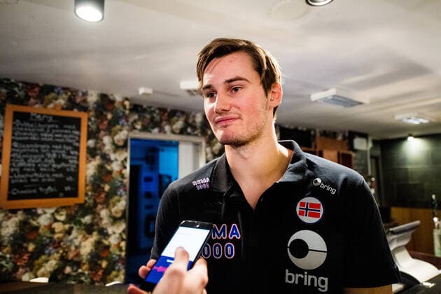 200116 Magnus Abelvik Rod is interviewed by the media during a press meeting with Norway during the EHF European Handball Championship on January 16, 2020 in Malmö. Photo: Ludvig Thunman BILDBYRAN kod LT 35703 bbeng ehf euro 2020 em 2020 european men?s handball championship 2020 handball handboll handbolls-em 2020 handball handball-em 2020 norway norge pressträff press meeting Copyright: LUDVIGxTHUNMAN BB200116LT074