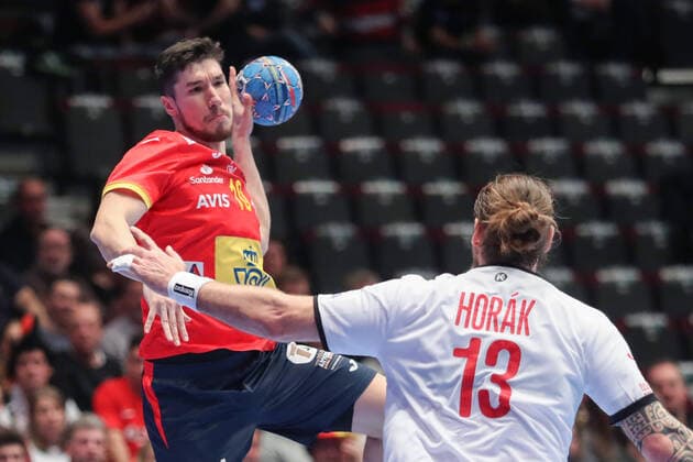 Men s EHF Euro 2020 - Spain v Czech Republic 16.01.2020., Wiener Stadthalle, Vienna, Ausrtia - Men s EHF Euro 2020, Main Round, group 1, 1st round, Spain - Czech Republic. Alex Dujshebaev Dobichevaeva LukaxStanzl PIXSELL
