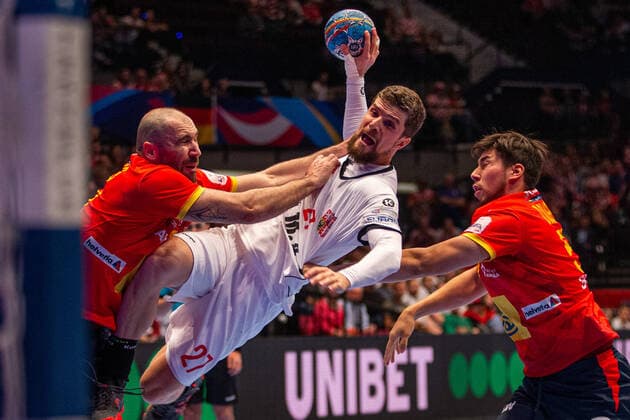 HANDBALL - EHF EURO 2020 VIENNA,AUSTRIA,16.JAN.20 - HANDBALL - EHF European Men s Handball Championship 2020, main round, ESP vs CZE. Image shows Ondrej Zdrahala (CZE). GEPAxpictures xDavidxBitzan