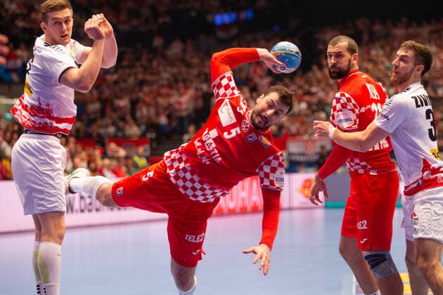 HANDBALL - EHF EURO 2020 VIENNA,AUSTRIA,16.JAN.20 - HANDBALL - EHF European Men s Handball Championship 2020, main round, CRO vs AUT. Image shows Domagoj Duvnjak (CRO). GEPAxpictures xDavidxBitzan