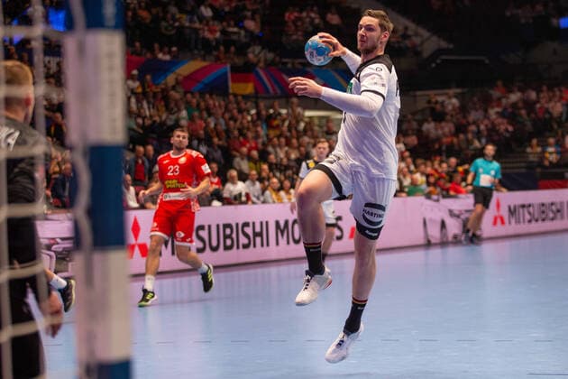 HANDBALL - EHF EURO 2020 VIENNA,AUSTRIA,16.JAN.20 - HANDBALL - EHF European Men s Handball Championship 2020, main round, BLR vs GER. Image shows Hendrik Pekeler (GER). GEPAxpictures xDavidxBitzan