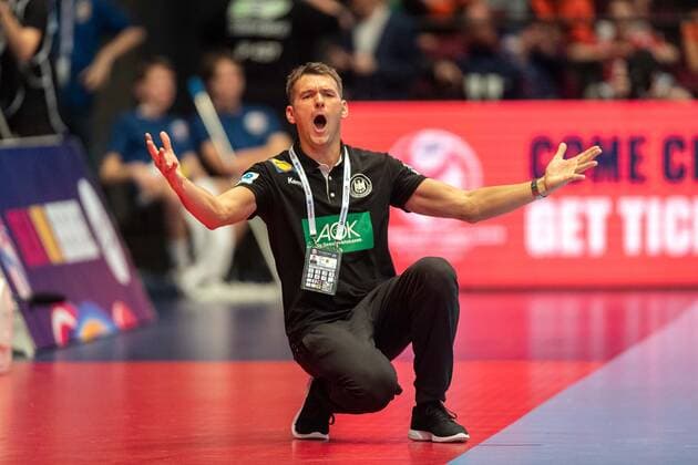 Handball Wien 16.01.2020 Europameisterschaft EM Zwischenrunde hauptrunde Weißrussland (BLR) - Deutschland (GER) Christian Prokop (Deutschland, Trainer)