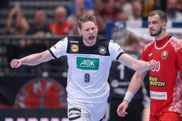 Men s EHF Euro 2020 - Belarus v Germany 16.01.2020., Wiener Stadthalle, Vienna, Ausrtia - Men s EHF Euro 2020, Main Round, group 1, 1st round, Belarus - Germany. Tobias Reichmann. LukaxStanzl PIXSELL