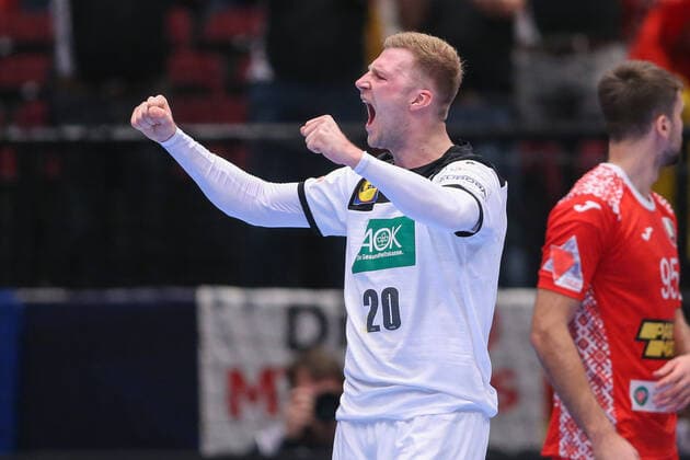 Men s EHF Euro 2020 - Belarus v Germany 16.01.2020., Wiener Stadthalle, Vienna, Ausrtia - Men s EHF Euro 2020, Main Round, group 1, 1st round, Belarus - Germany. Philipp Weber. LukaxStanzl PIXSELL