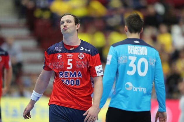 Sport Bilder des Tages Handball, EM, Norwegen - Ungarn Sander Sagosen (Norvege) HANDBALL : Norvege vs Hongrie - EHF euro 2020 - main round - 17 01 2020 BertrandDelhomme Panoramic 