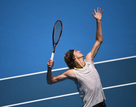 Tennis, Australian Open, Grand Slam Training, ATP, Tennis Herren ALEXANDER ZVEREV (GER)