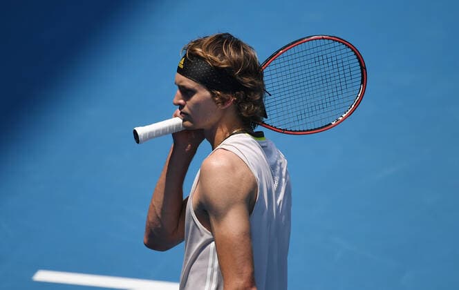 Tennis, Australian Open, Grand Slam Training, ATP, Tennis Herren ALEXANDER ZVEREV (GER)