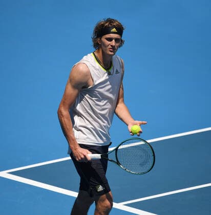 Tennis, Australian Open, Grand Slam Training, ATP, Tennis Herren ALEXANDER ZVEREV (GER)
