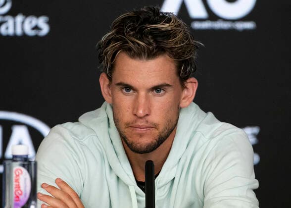 Dominic Thiem (AUT) Tennis - Australian Open 2020 - Grand Slam ITF ATP, Tennis Herren WTA, Tennis Damen - Melbourne Park - Melbourne - Victoria - Australia - 18 January 2020. Copyright: xJuergenxHasenkopfx