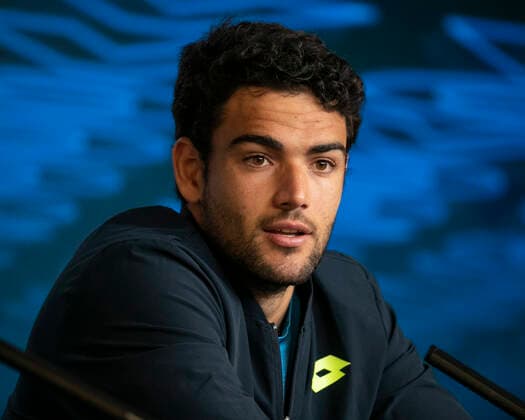 Matteo Berrettini (ITA) Tennis - Australian Open 2020 - Grand Slam ITF ATP, Tennis Herren WTA, Tennis Damen - Melbourne Park - Melbourne - Victoria - Australia - 18 January 2020. Copyright: xJuergenxHasenkopfx