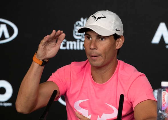 Rafael Nadal (ESP) Tennis - Australian Open 2020 - Grand Slam ITF ATP, Tennis Herren WTA, Tennis Damen - Melbourne Park - Melbourne - Victoria - Australia - 18 January 2020. Copyright: xJuergenxHasenkopfx