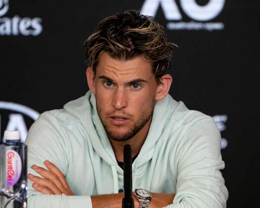 Dominic Thiem (AUT) Tennis - Australian Open 2020 - Grand Slam ITF ATP, Tennis Herren WTA, Tennis Damen - Melbourne Park - Melbourne - Victoria - Australia - 18 January 2020. Copyright: xJuergenxHasenkopfx
