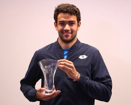 Matteo Berrettini (ITA) Tennis - Australian Open 2020 - Grand Slam ITF ATP, Tennis Herren WTA, Tennis Damen - Melbourne Park - Melbourne - Victoria - Australia - 18 January 2020. Copyright: xJuergenxHasenkopfx