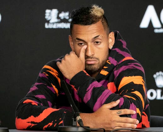 Nick Kyrgios (AUS) Tennis - Australian Open 2020 - Grand Slam ITF ATP, Tennis Herren WTA, Tennis Damen - Melbourne Park - Melbourne - Victoria - Australia - 18 January 2020. Copyright: xJuergenxHasenkopfx