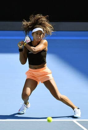 Tennis: Australian Open Japanese tennis player Naomi Osaka, winner of the 2019 Australian Open, trains in Melbourne for the 2020 Australian Open, set to begin on Jan. 20. 