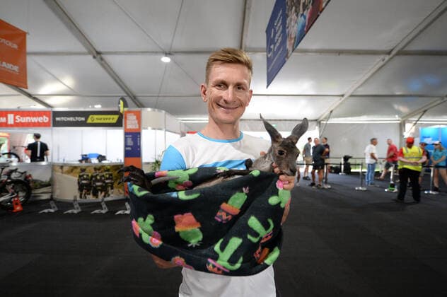 Bilder des Jahres 2020, Sport 01 Januar Sport Themen der Woche KW03 Sport Bilder des Tages 18-01-2020 Vigilia Tour Down Under 2020; 2020, Israel Start Up Nation; Greipel, Andre; Adelaide; 