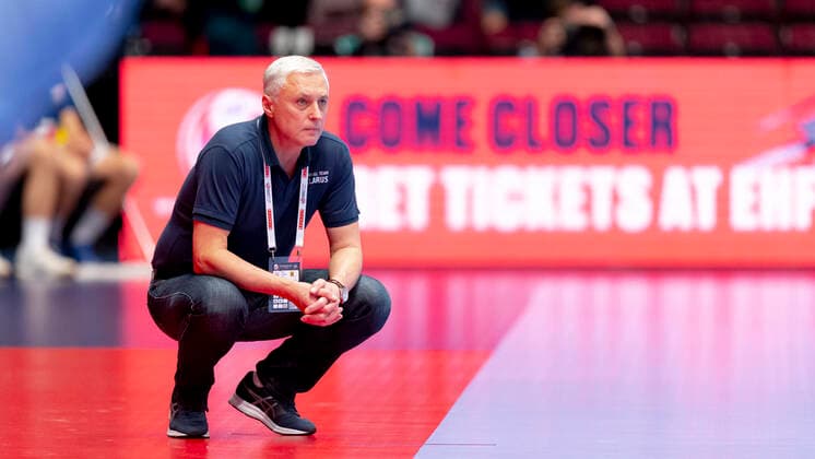 Iouri Chevtsov (Trainer, Belarus). Belarus vs. Tschechien, Handball, Hauptrunde, EHF Euro 2020, 18.01.20 Wien Wien Oesterreich Copyright: xAgentur54Gradx xFelixxKoenigx