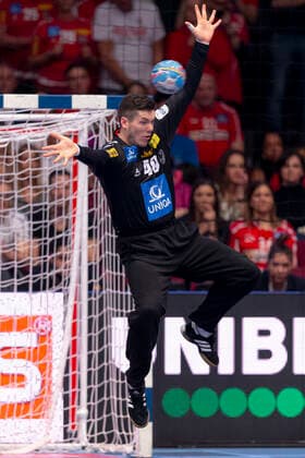 Thomas Eichberger (Nr. 40, Oesterreich). Spanien vs. Oesterreich, Handball, Hauptrunde, EHF Euro 2020, 18.01.20 Wien Wien Oesterreich Copyright: xAgentur54Gradx xFelixxKoenigx
