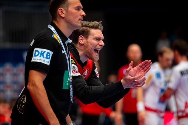 Handball, Maenner: EM 2020, Hauptrunde, Gruppe 1, Oesterreich - Deutschland Tobias Reichmann (Deutschland MT Melsungen) Wien Stadthalle Wien Oesterreich