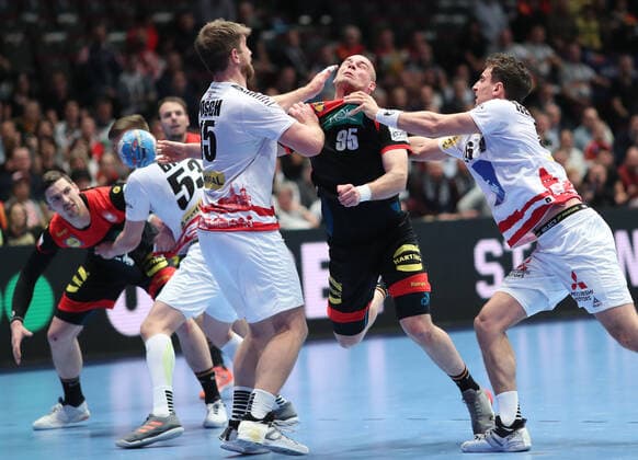 Men s EHF Euro 2020 - Germany - Austria 20.01.2020., Wiener Stadthalle, Vienna, Austria - 2020 European Men s Handball Championship, Main Round, group 1, 3rd round. Paul Drux SlavkoxMidzor PIXSELL