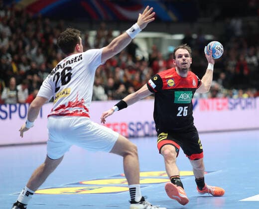 Men s EHF Euro 2020 - Germany - Austria 20.01.2020., Wiener Stadthalle, Vienna, Austria - 2020 European Men s Handball Championship, Main Round, group 1, 3rd round. Kai Hafner SlavkoxMidzor PIXSELL
