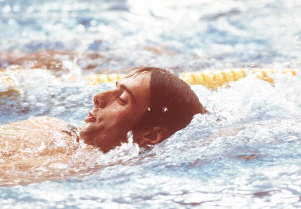 BAU Deutschland 1972 München Olympische Spiele, Schwimmen, Roland Matthes (DDR) *** BAU Germany 1972 Munich Olympic Games, swimming, Roland Matthes GDR
