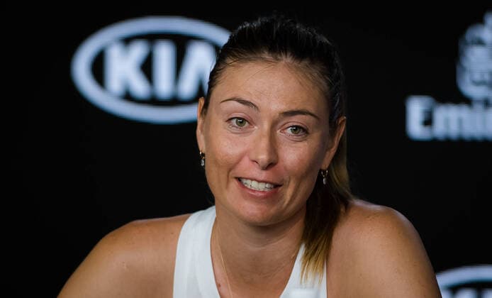 January 21, 2020, Melbourne, AUSTRALIA: Maria Sharapova of Russia after losing her first round match at the 2020 Australian Open Grand Slam tennis tournament Donna Vekic of Croatia 2020 Australian Open, Tennis, Melbourne, Australia, Jan 21 - ZUMAa181 20200121_zaa_a181_065 Copyright: xAFP7x