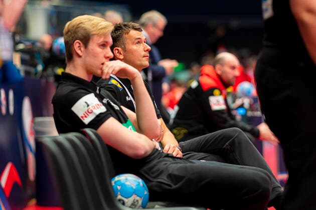 Handball, Maenner: EM 2020, Hauptrunde, Gruppe 1, Oesterreich - Deutschland Trainer Christian Prokop (Deutschland) Wien Stadthalle Wien Oesterreich