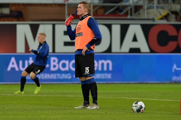 19-01-2020 pmk NC101979 Fussball Herren Bundesliga Saison 2019 2020 SC Paderborn 07 Luca KILIAN (15) Paderborn *** 19 01 2020 pmk NC101979 Football Men Bundesliga Season 2019 2020 SC Paderborn 07 Luca KILIAN 15 Paderborn