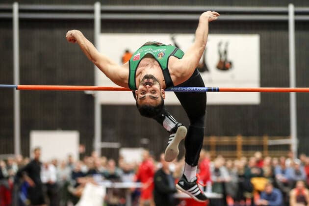 Hochsprung mit Musik - Meeting - 2020 - Koeln Miguel Angel Sancho (ESP); Koeln, Deutschland 22. Januar 2020: Hochsprung mit Musik - Meeting - 2020 - Koeln Copyright: xBEAUTIFULxSPORTS Footcornerx