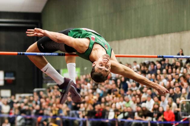 Hochsprung mit Musik - Meeting - 2020 - Koeln Miguel Angel Sancho (ESP); Koeln, Deutschland 22. Januar 2020: Hochsprung mit Musik - Meeting - 2020 - Koeln Copyright: xBEAUTIFULxSPORTS Footcornerx