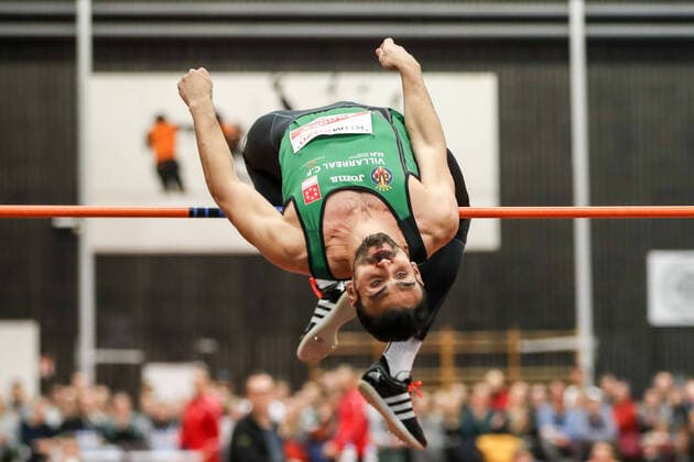 Hochsprung mit Musik - Meeting - 2020 - Koeln Miguel Angel Sancho (ESP); Koeln, Deutschland 22. Januar 2020: Hochsprung mit Musik - Meeting - 2020 - Koeln Copyright: xBEAUTIFULxSPORTS Footcornerx