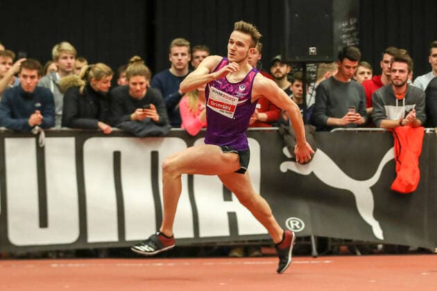 Hochsprung mit Musik - Meeting - 2020 - Koeln William Grimsey (GBR); Koeln, Deutschland 22. Januar 2020: Hochsprung mit Musik - Meeting - 2020 - Koeln Copyright: xBEAUTIFULxSPORTS Footcornerx