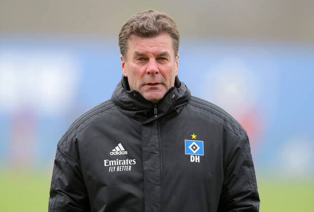 2.Liga Saison 2019-2020 Hamburger SV Training 24.01.2020 Hamburger SV Training 24.01.2020 Trainer Dieter Hecking (Hamburger SV)