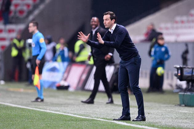 JULIEN STEPHAN (ENTRAINEUR RENNES) FOOTBALL : Nice vs Rennes - Ligue 1 Conforama - 24 01 2020 FEP Panoramic 