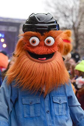 Jan 24, 2020: Mascot gritty of the Philadelphia Flyers walks the runway during the National Hockey League Red Carpet for the All Star Weekend held at the Enterprise Center in St. Louis City, MO CSM NHL, Eishockey Herren, USA 2020: NHL All Star Red Carpet Arrival Jan 24 - ZUMAc04_ 20200124_zaf_c04_544 Copyright: xRichardxUlreichx