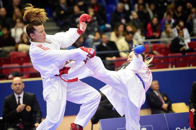 Gwendoline Philippe (Fra) -61kg KARATE : Open de Paris 2020 - Karate - 25 01 2020 JBAutissier Panoramic 