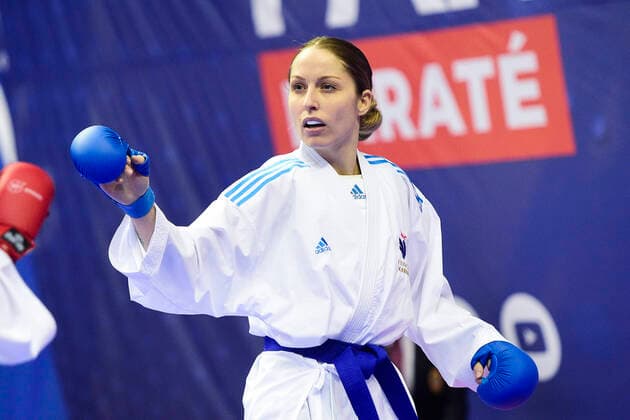 Laura Sivert (Fra) -61kg KARATE : Open de Paris 2020 - Karate - 25 01 2020 JBAutissier Panoramic 