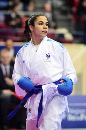 Laura Heurtault (Fra) -61kg KARATE : Open de Paris 2020 - Karate - 25 01 2020 JBAutissier Panoramic 